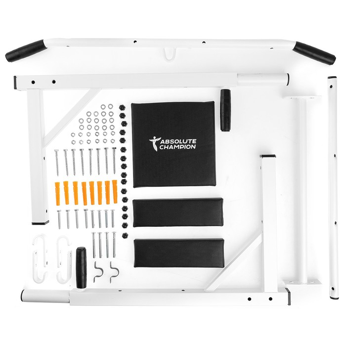 Турник-брусья &laquo;Профи&raquo;, с переворотом, цвет белый