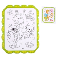 Набор для творчества: создание игрушки из меховых палочек и раскраска &laquo;Животные на отдыхе&raquo;