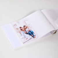 Фотоальбом на 50 фото 15х21 см "Полёт воздушных шаров" кожзам, в коробке 4х26х18,5 см