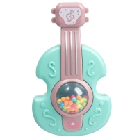 Погремушка «Гитара», 12 см, цвет МИКС, Крошка Я Погремушка «Гитара», 12 см, цвет МИКС, Крошка Я