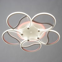 Люстра "Анита" 5хLED 90Вт 3000-6000К RGB белый 65х65х8см