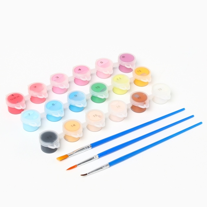 Картина по номерам на подрамнике, 30х40 см, Принцессы