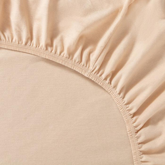 Простыня на резинке &laquo;Купу-купу&raquo;, 180х200х20 см, бежевый, трикотаж