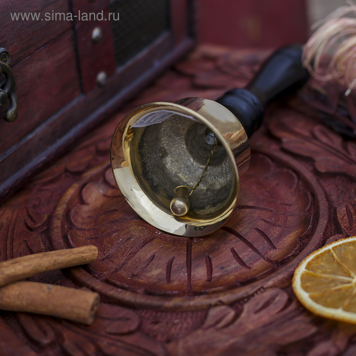 Колокольчик Колокольчик "Царский" латунь 6,5х6,5х16 см