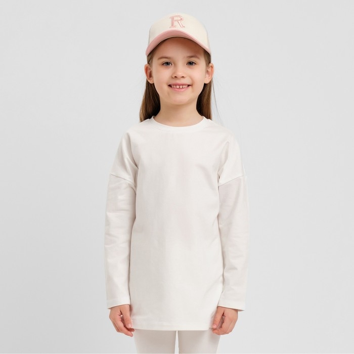 Лонгслив детский MINAKU цвет молочный, рост 104 см