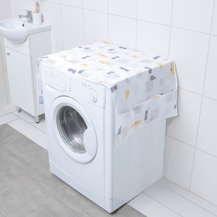 Чехол для бытовой техники с кармашками Доляна, 128&times;54,6 см, PEVA