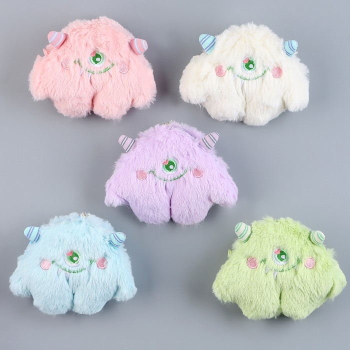 Мягкий кошелёк &laquo;Монстрик&raquo;, 13 &times; 11 см, цвет МИКС