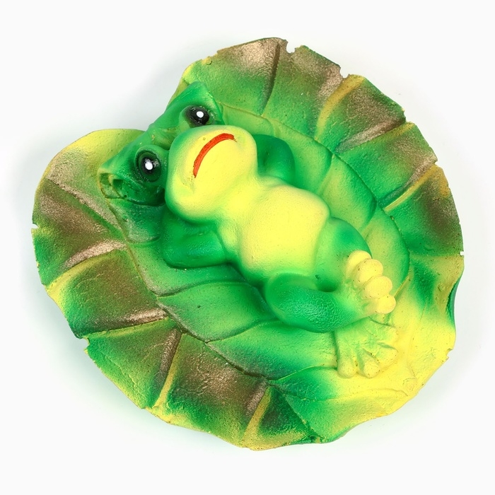 Садовая фигура Садовая фигура "Лягушка на спине" 13х6см