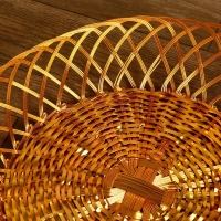 Корзинка для фруктов "Ирфан" алюминий, 46х46х9 см