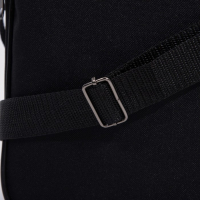 Сумка мужская на молниях Luris, длинный ремень, цвет чёрный Сумка мужская на молниях Luris, длинный ремень, цвет чёрный