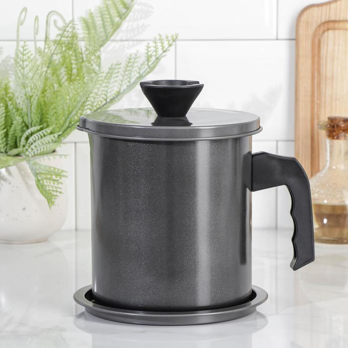 Контейнер для отделения масла и бульона, с ситом 1,7 л, 19&times;16&times;17,5 см, антипригарное покрытие