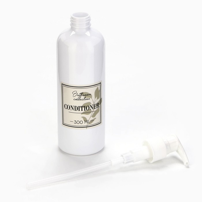 Дозатор для шампуня и кондиционера Bathroom collection, 300 мл., набор 2 шт.