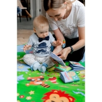 Книжка-шуршалка &laquo;Транспорт&raquo; 12х12 см, Крошка Я