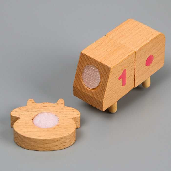 Развивающая игра &laquo;Коровки. Учимся считать&raquo; 7 &times; 4 &times; 2,5 см