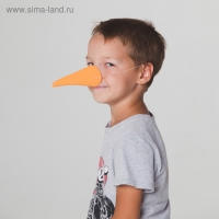 Нос "Морковка"  цвета МИКС
