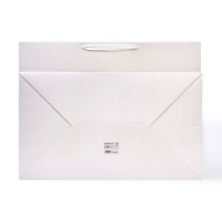 Пакет подарочный с окном, белый, 60 х 45 х 35 см