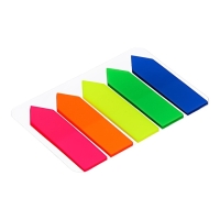 Закладки с клеевым краем пластиковые, 12х45 мм, ErichKrause, "Neon Arrows", 125 листов, 5 цветов Закладки с клеевым краем пластиковые, 12х45 мм, ErichKrause, "Neon Arrows", 125 листов, 5 цветов