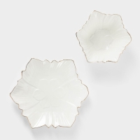 Набор салатников керамических &laquo;Богема. Фиалка&raquo;, 13&times;5,5 см, 18&times;2 см, 2 предмета