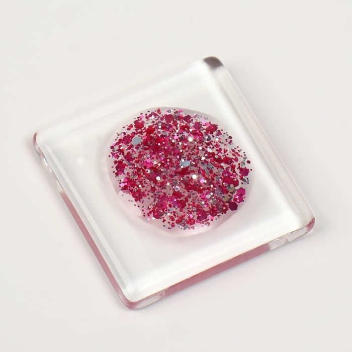 Гель лак для ногтей, «GLITTER FLASH», 3-х фазный, 8мл, LED/UV, цвет прозрачный/малиновый (09) Гель лак для ногтей, «GLITTER FLASH», 3-х фазный, 8мл, LED/UV, цвет прозрачный/малиновый (09)