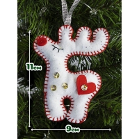 Набор для творчества. Мягкая игрушка из фетра «Новогодние игрушки» 6 шт. Набор для творчества. Мягкая игрушка из фетра «Новогодние игрушки» 6 шт.