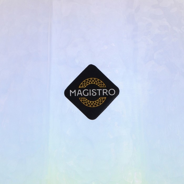 Набор стаканов стеклянных Magistro &laquo;Дарио&raquo;, 450 мл, 10&times;11,5 см, 6 шт, цвет перламутровый