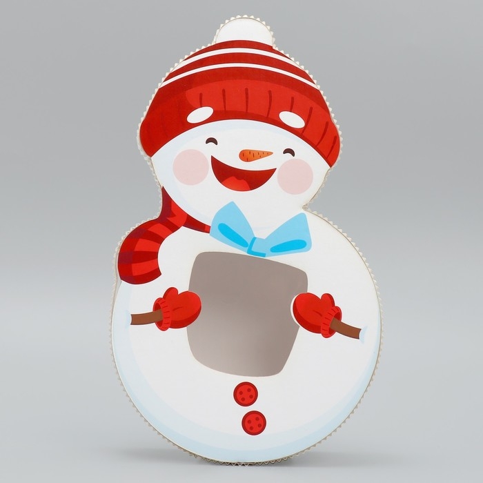 Коробка подарочная «Снеговик», 15.2 х 25.1 х 5 см, Новый год Коробка подарочная «Снеговик», 15.2 х 25.1 х 5 см, Новый год