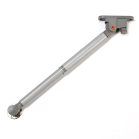 Газлифт 150N CAPPIO, с доводчиком, бесшумное открывание/закрывание, серый, с доп. защитой