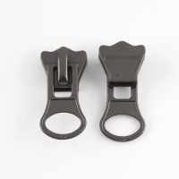 Бегунок автоматический для молнии &laquo;Трактор&raquo;, №8, 10 шт, цвет чёрный никель