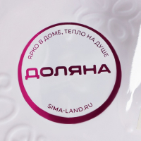 Этажерка - фруктовница прямоугольная Доляна &laquo;Вивьен&raquo;, 2 яруса, 22,5&times;16 см, 26,5&times;19 см, цвет белый