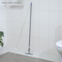 Тряпкодержатель, ручка 120 см, 19&times;2&times;122 см, цвет МИКС