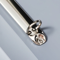 Папка на 2 кольцах А4, Calligrata, 27 мм, 700 мкм, внутренний и торцевой карман, серая Папка на 2 кольцах А4, Calligrata, 27 мм, 700 мкм, внутренний и торцевой карман, серая