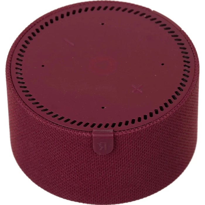 Умная колонка "Новая Яндекс Станция Мини" (YNDX-00020R), голосовой помощник Алиса,10Вт, с часами, красная