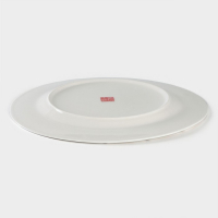 Тарелка фарфоровая обеденная «Аврора», d=27 см, цвет белый Тарелка фарфоровая обеденная «Аврора», d=27 см, цвет белый