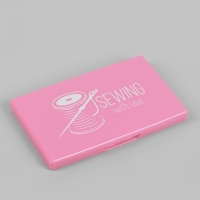 Игольница магнитная, 11 &times; 6,5 см, цвет ярко-розовый