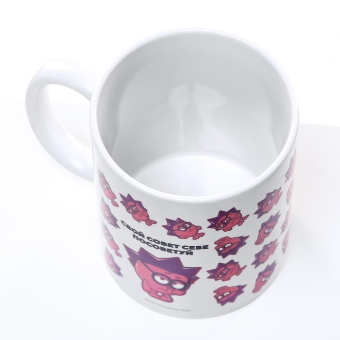 Кружка сублимация, 350 мл Кружка сублимация, 350 мл "Свой совет себе посоветуй", Смешарики