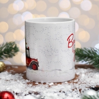 Кружка &laquo;Время творить чудеса&raquo; машина, елка, 320 мл