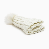 Шапка для девочки MINAKU "Блестящая", р-р 50-52, цв. экрю Шапка для девочки MINAKU "Блестящая", р-р 50-52, цв. экрю