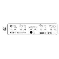 Конструктор магнитный для малышей «Магические палочки с животными», 35 деталей Конструктор магнитный для малышей «Магические палочки с животными», 35 деталей