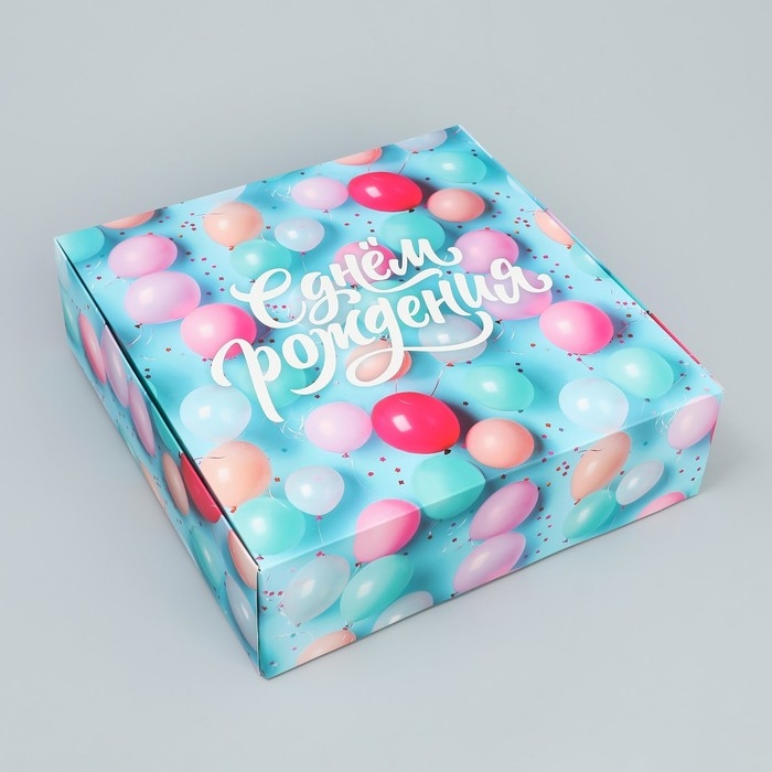 Коробка подарочная складная, упаковка, &laquo;Всё сбудется&raquo;, 26 х 26 х 8 см