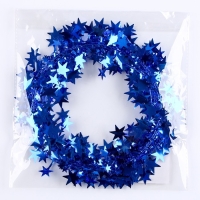 Новый год! Проволока для поделок и декора «Звёздочка» длина — 5 метров, цвет синий Новый год! Проволока для поделок и декора «Звёздочка» длина — 5 метров, цвет синий
