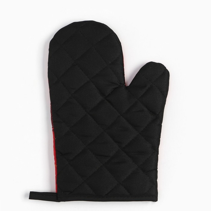 Новый год.Варежка Доляна Christmas 26*16 см, 100% п/э Новый год.Варежка Доляна Christmas 26*16 см, 100% п/э