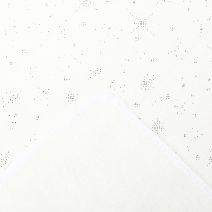 Плед Belezza Праздник 120x150см, белый, флис 150г/м, пэ100%