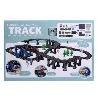 Железная дорога &laquo;Ретро&raquo;, работает от батареек, световые и звуковые эффекты, детская