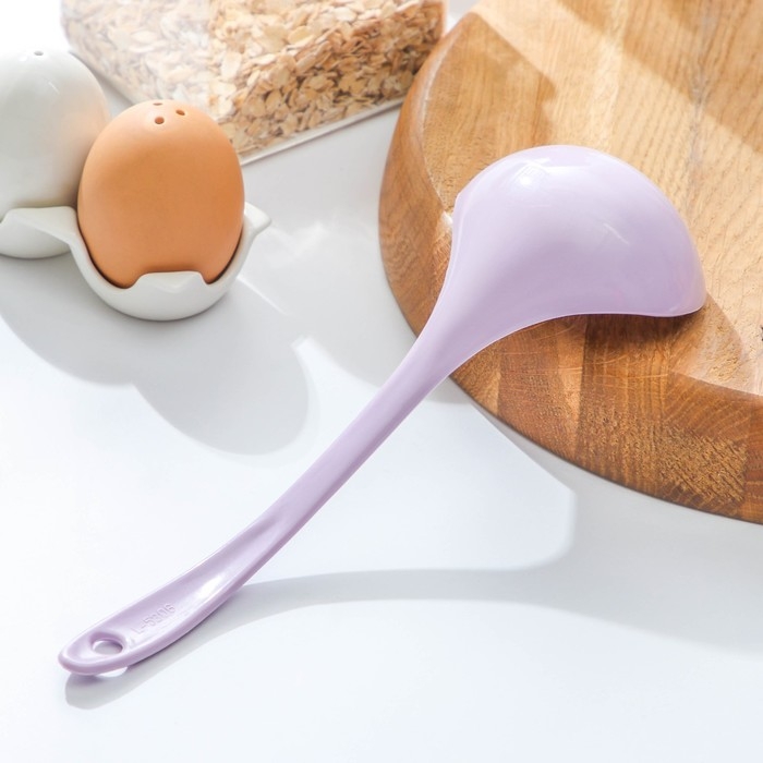 Половник пластиковый Доляна &laquo;Унция&raquo;, 24&times;8&times;5 см, цвет МИКС