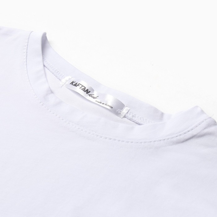 Лонгслив детский KAFTAN, р. 30 (98-104 см), белый