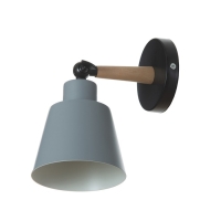 Бра "Алеста" Е27 40Вт серый 12х10х23 см Бра "Алеста" Е27 40Вт серый 12х10х23 см