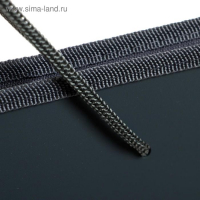 Папка А2 с ручками, 640 х 470мм, пластик, молния сверху, ПМ-А2-35, серая