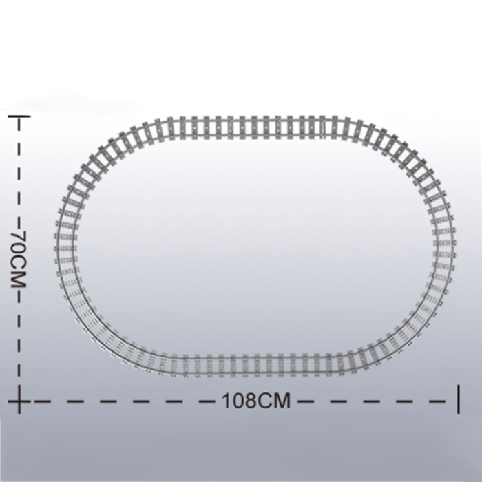 Конструктор ЖД &laquo;Военный Поезд&raquo;, работает от батареек, 1174 детали