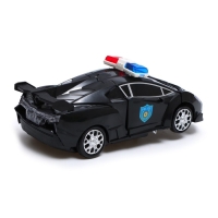 Робот &laquo;Полицейский&raquo;, трансформируется, световые и звуковые эффекты, работает от батареек