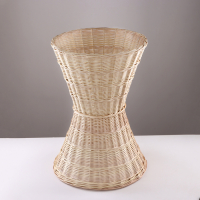 Корзина торговая &laquo;Часы&raquo;, Dниз:53 см, Dдно фанера:30 см, Dверх:57 см, H=40/80 см, лоза